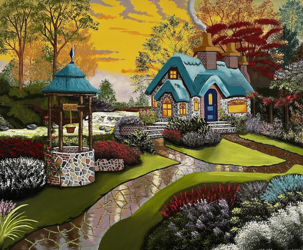"Make A Wish" - 24” by 24” Oil by Mark Thompson