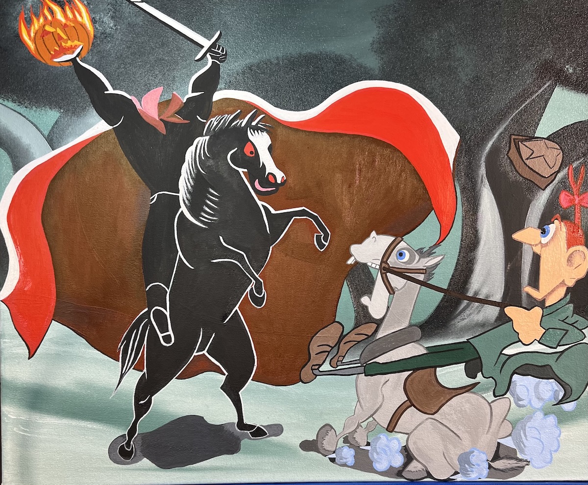 "Headless Horseman" - Oil by Mark Thompson