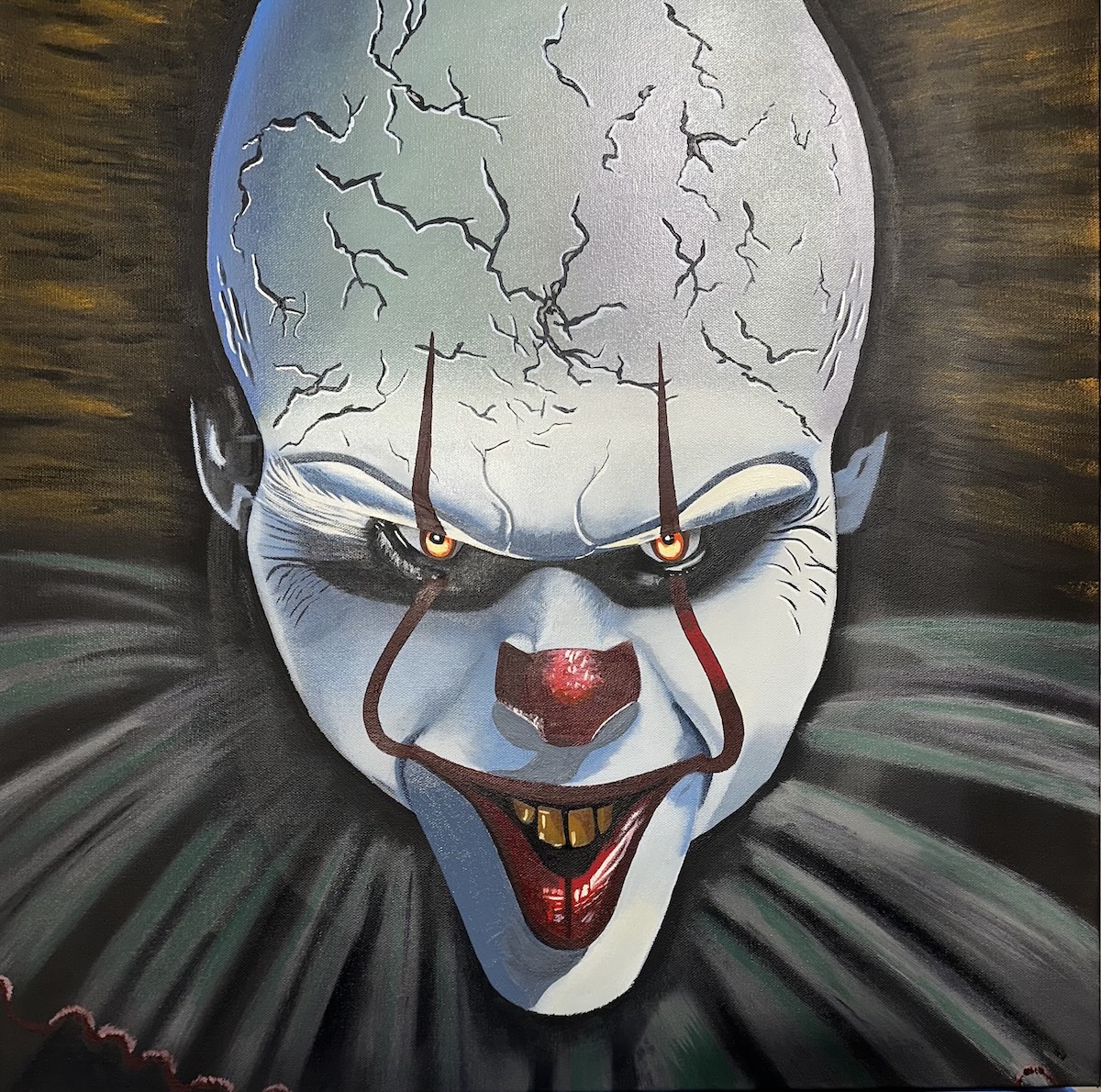 "Pennywise" "Pennywise" - Oil by Mark Thompson